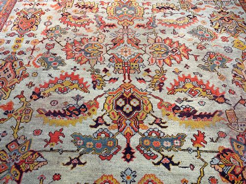 RARE ANTIQUE USHAK CARPET - ADDITIONAL PHOTO 4