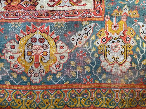 RARE ANTIQUE USHAK CARPET - ADDITIONAL PHOTO 7