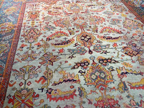 RARE ANTIQUE USHAK CARPET - ADDITIONAL PHOTO 8