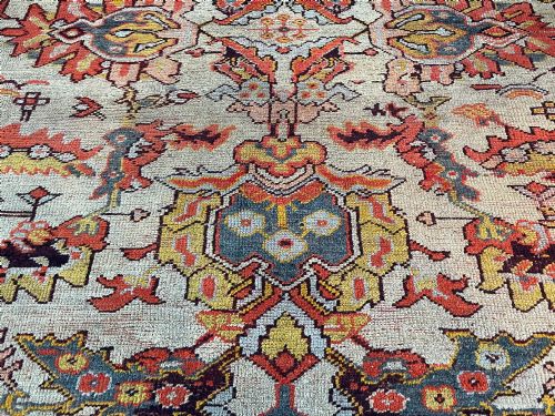 RARE ANTIQUE USHAK CARPET - ADDITIONAL PHOTO 9