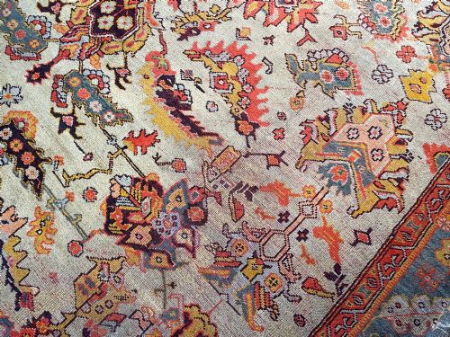 RARE ANTIQUE USHAK CARPET - ADDITIONAL PHOTO 10