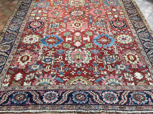 ANTIQUE HERIZ CARPET - ADDITIONAL PHOTO 2