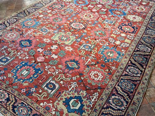 ANTIQUE HERIZ CARPET - ADDITIONAL PHOTO 9