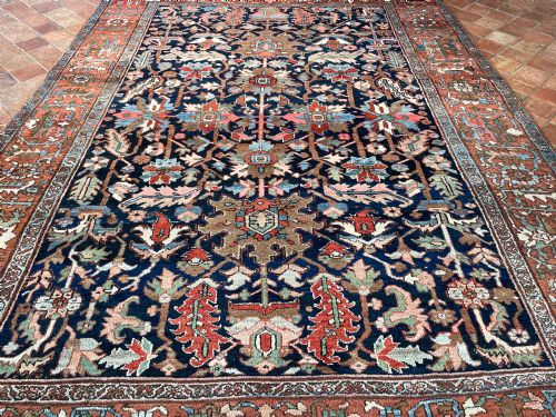 ANTIQUE BAKSHAISH CARPET - ADDITIONAL PHOTO 6