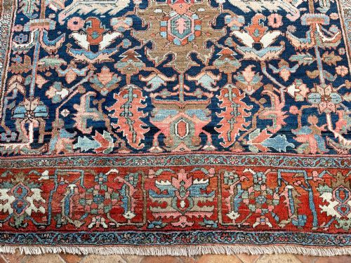 ANTIQUE BAKSHAISH CARPET - ADDITIONAL PHOTO 7