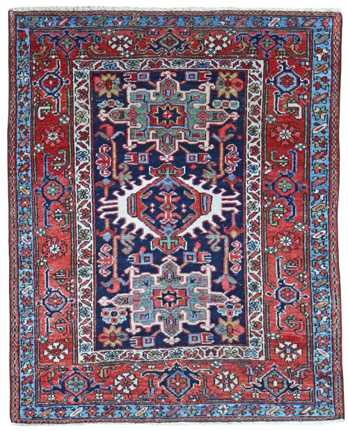 antique karaja rug - CATEGORY: ANTIQUE RUGS - DATED 1900
