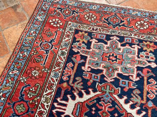 ANTIQUE KARAJA RUG - ADDITIONAL PHOTO 4