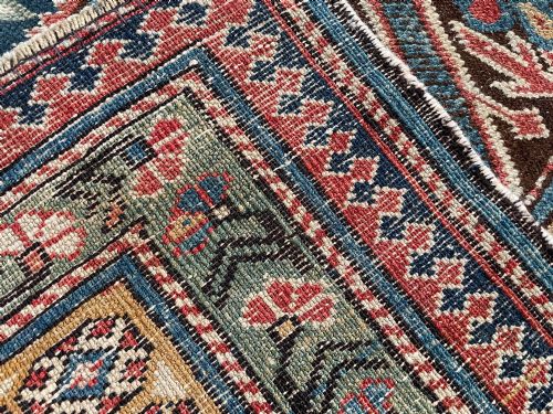 ANTIQUE CHI CHI RUG CIRCA 1880 - ADDITIONAL PHOTO 2