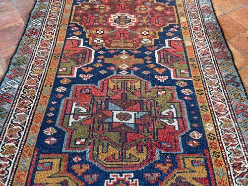 ANTIQUE KURDISH RUNNER - ADDITIONAL PHOTO 9