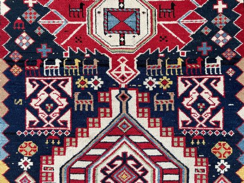 RARE ANTIQUE SHIRVAN RUG - ADDITIONAL PHOTO 1