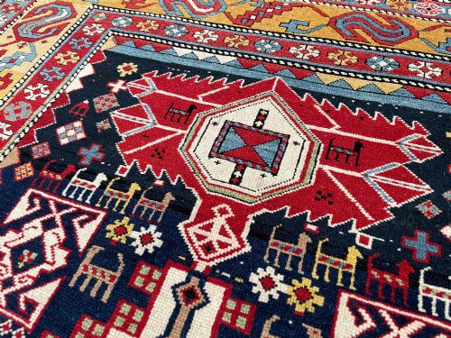 RARE ANTIQUE SHIRVAN RUG - ADDITIONAL PHOTO 3
