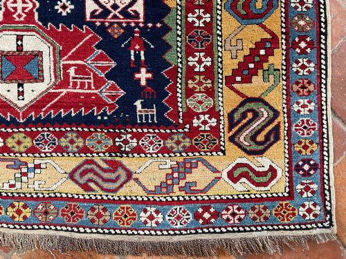 RARE ANTIQUE SHIRVAN RUG - ADDITIONAL PHOTO 5
