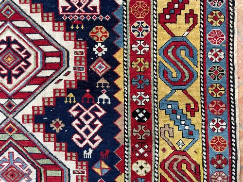 RARE ANTIQUE SHIRVAN RUG - ADDITIONAL PHOTO 10