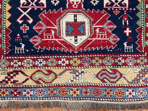 RARE ANTIQUE SHIRVAN RUG - ADDITIONAL PHOTO 11