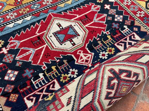 RARE ANTIQUE SHIRVAN RUG - ADDITIONAL PHOTO 15
