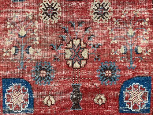 ANCIENT ANTIQUE KHOTAN RUG - ADDITIONAL PHOTO 6