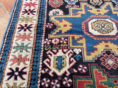 RARE ANTIQUE LESGHI RUNNER - ADDITIONAL PHOTO 3