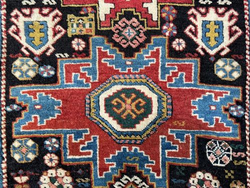 RARE ANTIQUE LESGHI RUNNER - ADDITIONAL PHOTO 7