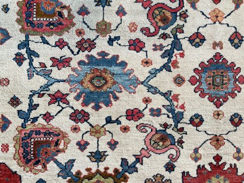 ANTIQUE MAHAL CARPET - ADDITIONAL PHOTO 5