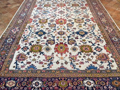 ANTIQUE MAHAL CARPET - ADDITIONAL PHOTO 10