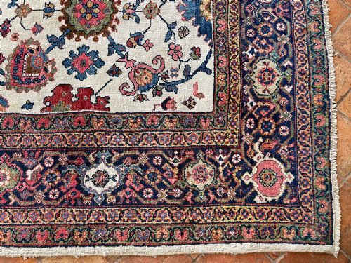 ANTIQUE MAHAL CARPET - ADDITIONAL PHOTO 12