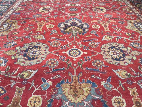 ANTIQUE ZIEGLER CARPET - ADDITIONAL PHOTO 2