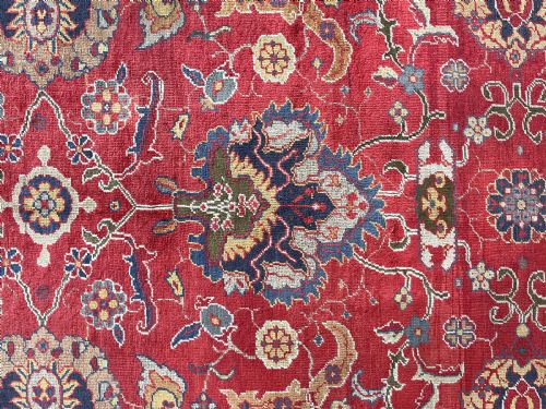 ANTIQUE ZIEGLER CARPET - ADDITIONAL PHOTO 4