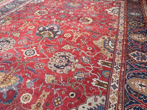 ANTIQUE ZIEGLER CARPET - ADDITIONAL PHOTO 5