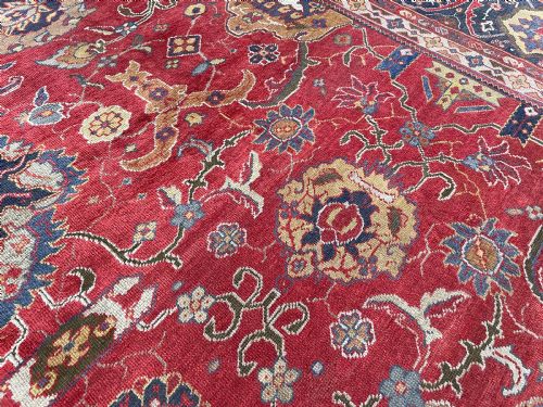 ANTIQUE ZIEGLER CARPET - ADDITIONAL PHOTO 6