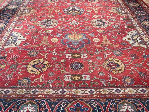 ANTIQUE ZIEGLER CARPET - ADDITIONAL PHOTO 7
