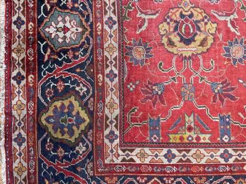 ANTIQUE ZIEGLER CARPET - ADDITIONAL PHOTO 9