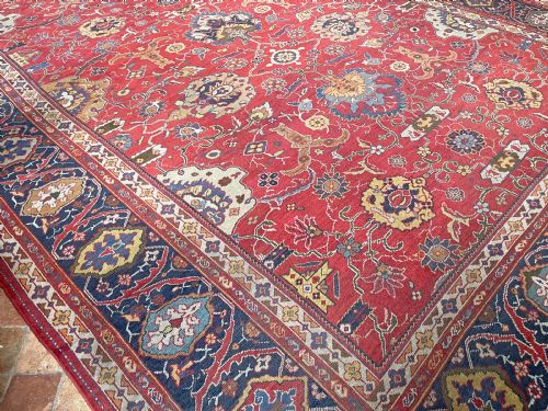 ANTIQUE ZIEGLER CARPET - ADDITIONAL PHOTO 11