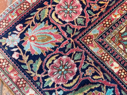 ANTIQUE MOHTASHAM KASHAN RUG - ADDITIONAL PHOTO 7