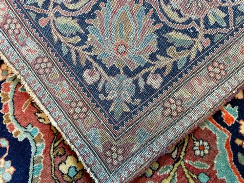 ANTIQUE MOHTASHAM KASHAN RUG - ADDITIONAL PHOTO 9