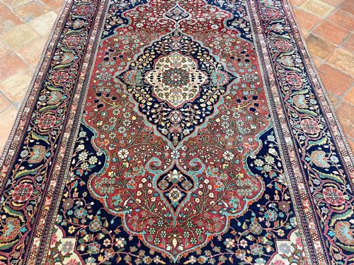 ANTIQUE MOHTASHAM KASHAN RUG - ADDITIONAL PHOTO 10