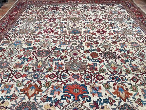 ANTIQUE MAHAL CARPET - ADDITIONAL PHOTO 3