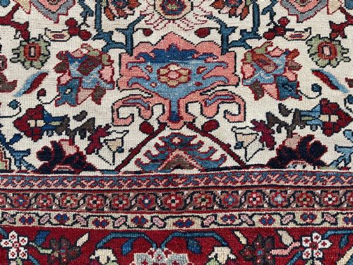 ANTIQUE MAHAL CARPET - ADDITIONAL PHOTO 4