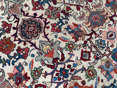 ANTIQUE MAHAL CARPET - ADDITIONAL PHOTO 5