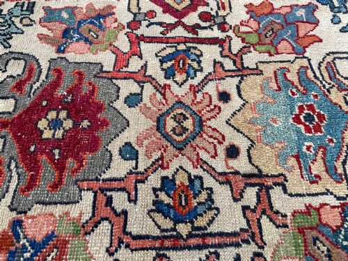 ANTIQUE MAHAL CARPET - ADDITIONAL PHOTO 6
