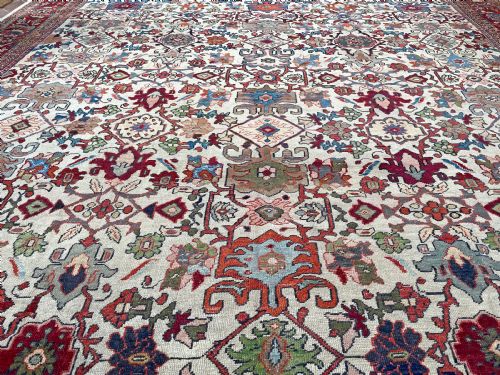 ANTIQUE MAHAL CARPET - ADDITIONAL PHOTO 7