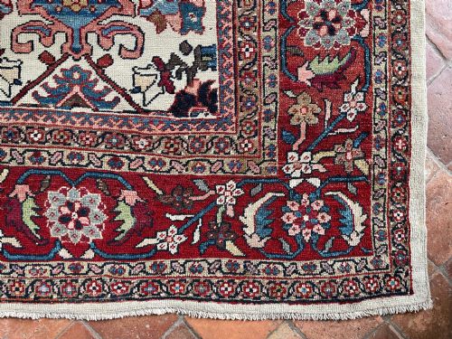 ANTIQUE MAHAL CARPET - ADDITIONAL PHOTO 8