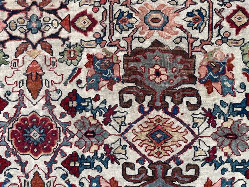 ANTIQUE MAHAL CARPET - ADDITIONAL PHOTO 9