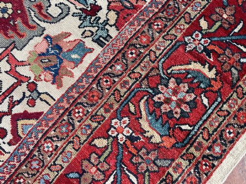 ANTIQUE MAHAL CARPET - ADDITIONAL PHOTO 10