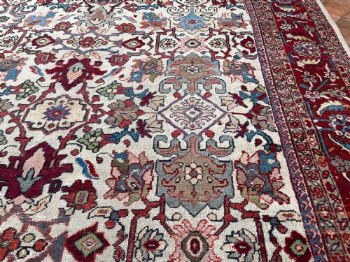 ANTIQUE MAHAL CARPET - ADDITIONAL PHOTO 11