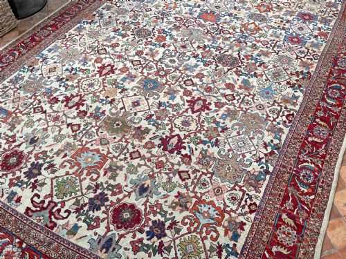 ANTIQUE MAHAL CARPET - ADDITIONAL PHOTO 15
