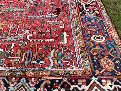 ANTIQUE HERIZ CARPET - ADDITIONAL PHOTO 2
