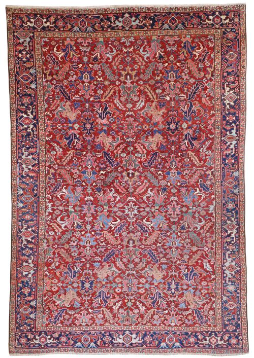 antique heriz carpet - CATEGORY: ANTIQUE RUGS - DATED 1900