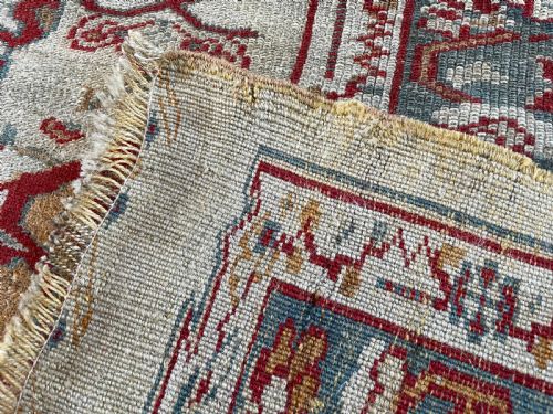 RARE CYPRESS TREE ANTIQUE USHAK RUG - ADDITIONAL PHOTO 5