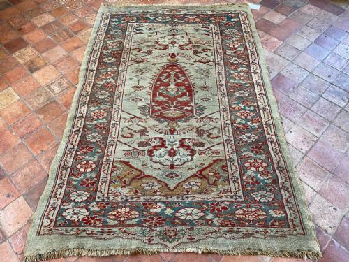 RARE CYPRESS TREE ANTIQUE USHAK RUG - ADDITIONAL PHOTO 8