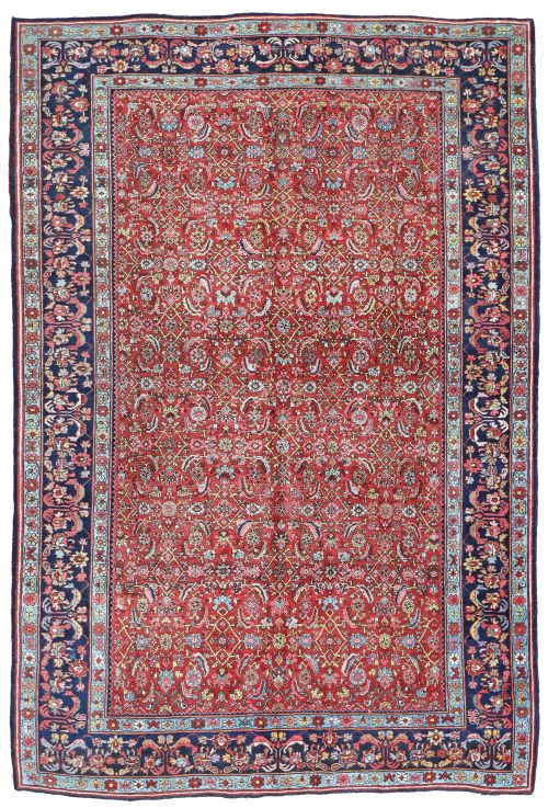 antique bidjar rug - CATEGORY: ANTIQUE RUGS - DATED 1890
